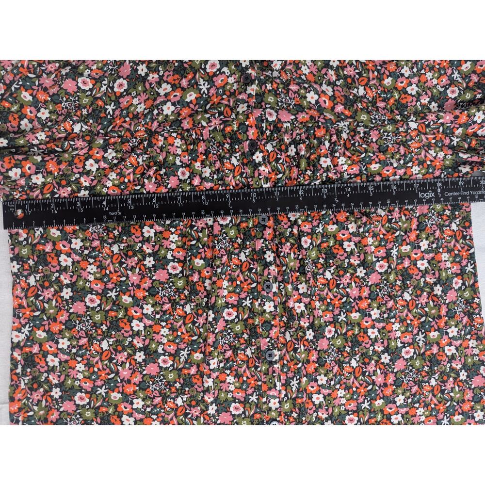Boden Cottagecore Twee Floral Button Down Long Sleeve Shirt - Picture 10 of 10